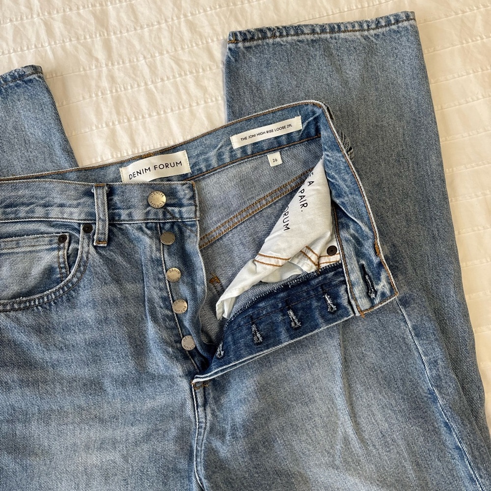 Denim Forum The Joni High Rise Loose